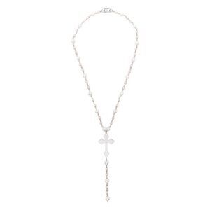 Darkai White Necklaces Men